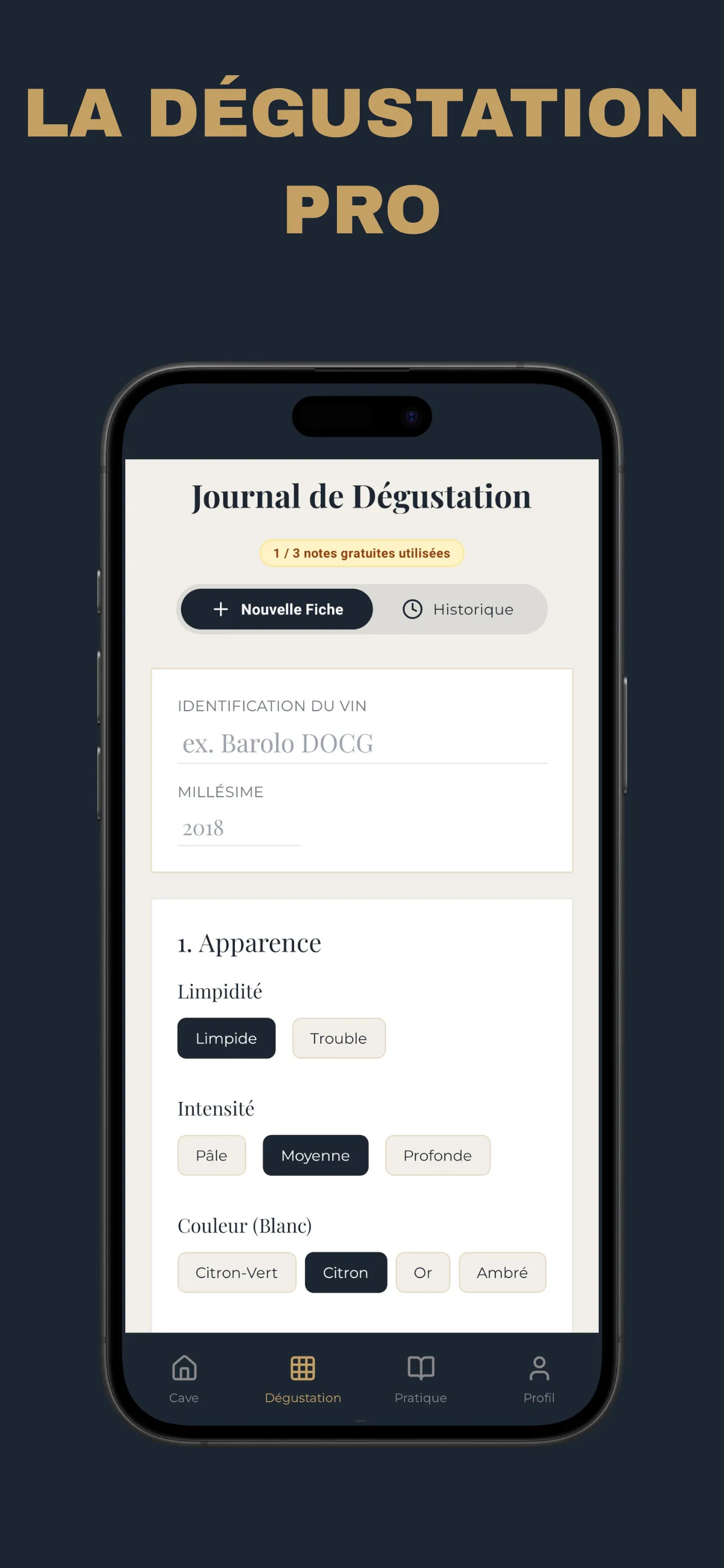 Journal de Dégustation